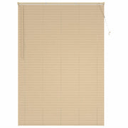 Tenda Veneziana | Tenda a lamelle Marrone Chiaro con Motivo 213 x 160 cm 25 mm