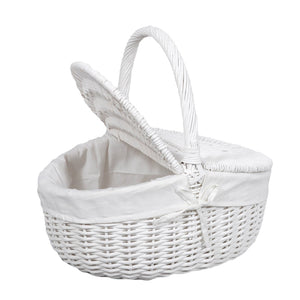 Cestino in Vimini con Manico Larghezza 45 cm