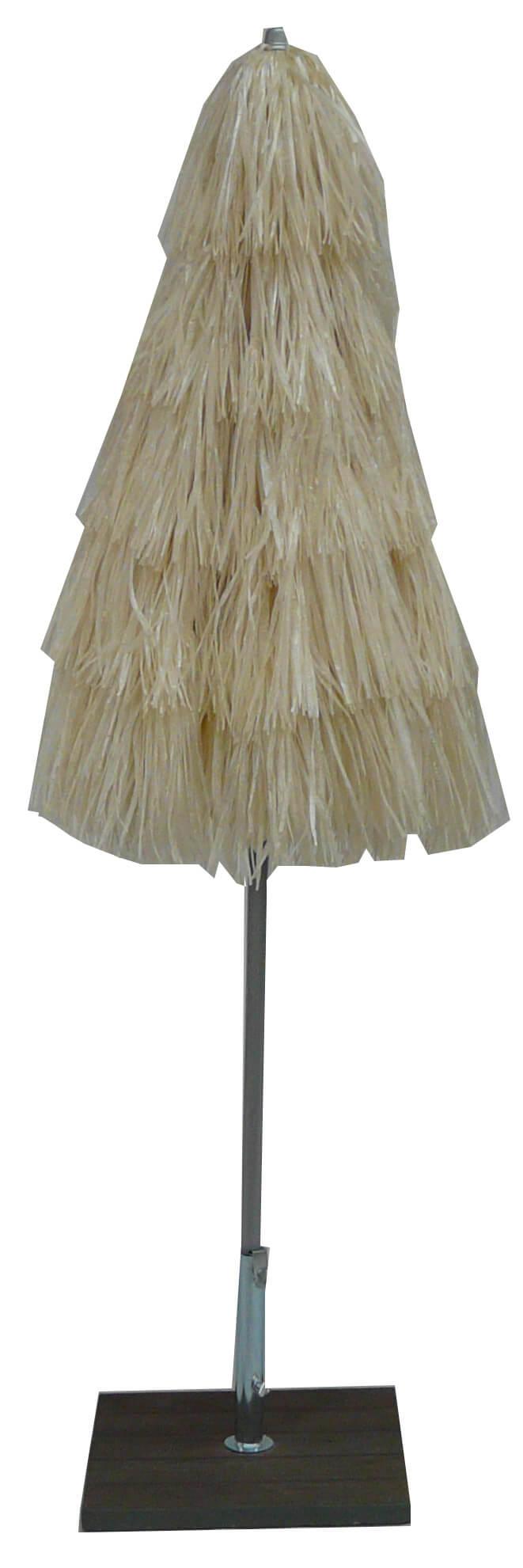 Ombrellone da Giardino Ø2 m Palo Ø33 mm in Acciaio Maffei Kenia Ecrù