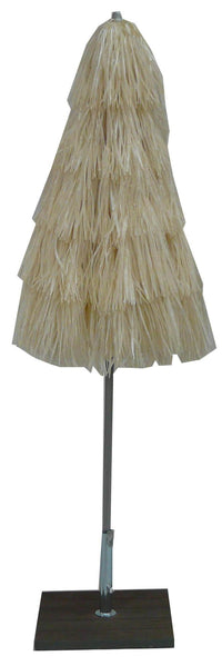 Ombrellone da Giardino Ø2 m Palo Ø33 mm in Acciaio Maffei Kenia Ecrù