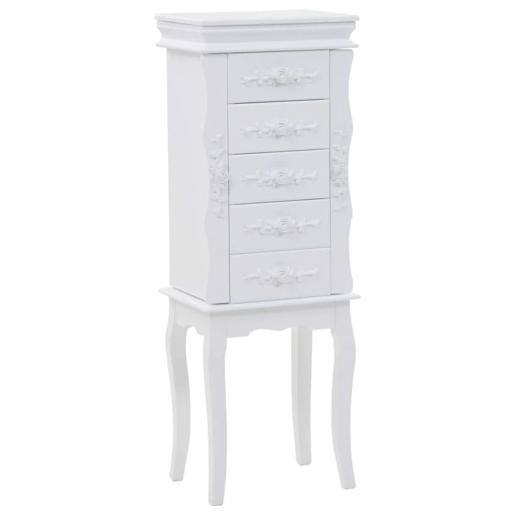 Credenza bianca buffet mobiletto consolle mobile portagioielli su gambe 4402078