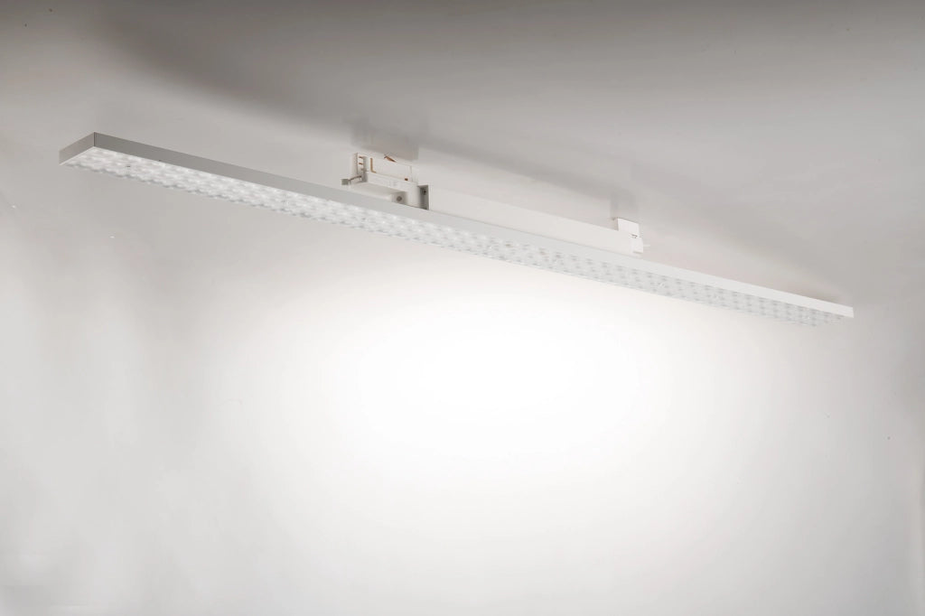 LAMPADA LED LINEARE PER BINARIO MAXWELL BIANCO 48W 6500LM 3000K 115,16X6,47X7,29CM