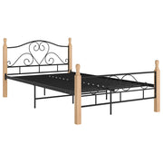 Giroletto-Struttura Letto Nero in Metallo 120x200 cm 367610