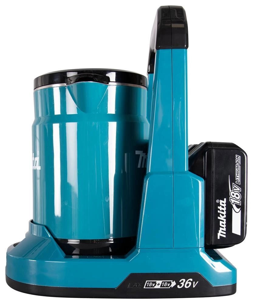 Makita DKT360Z bollitore elettrico 0,8 L Nero, Blu
