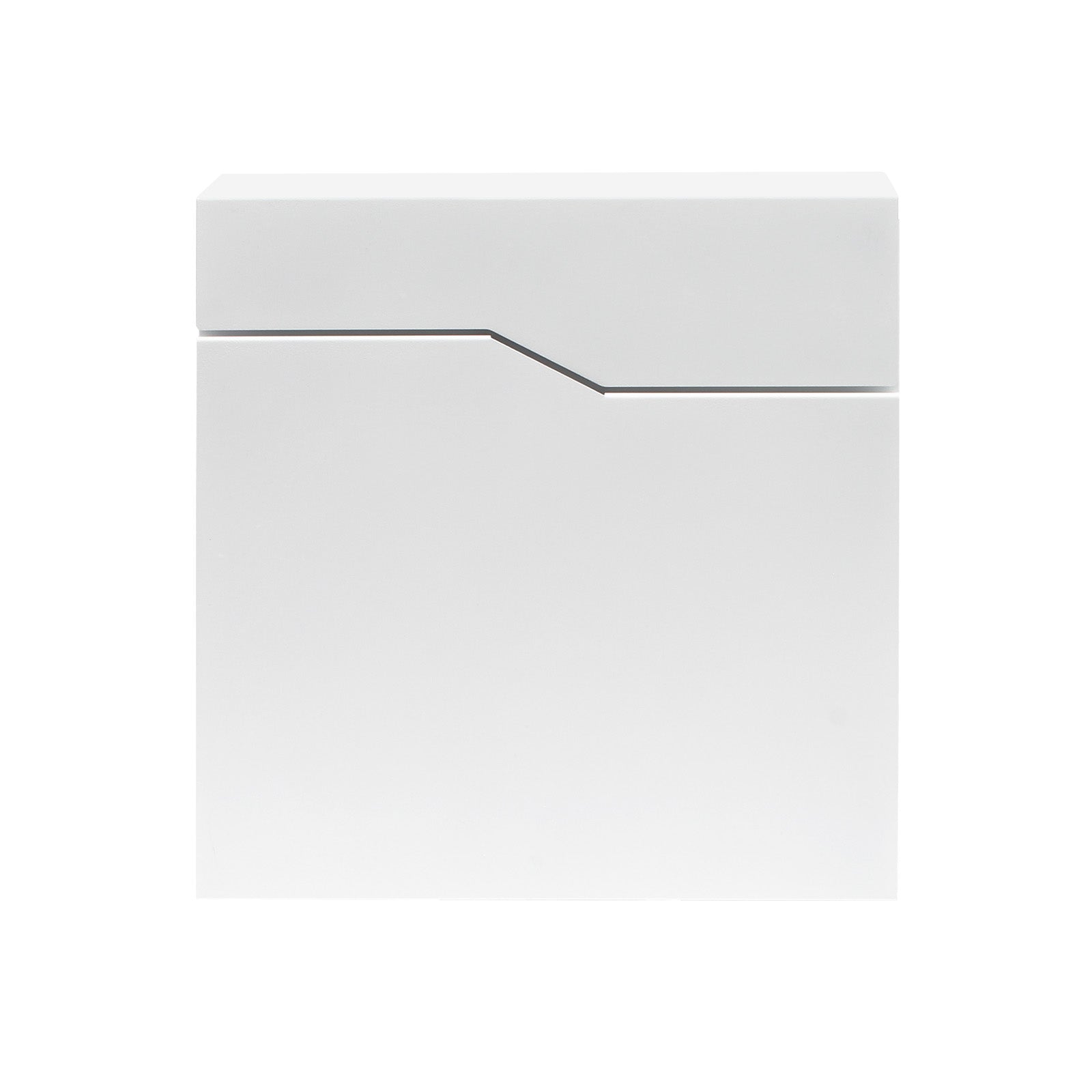 Cassetta postale con vano portagiornale V19 bianco 370 x 102 x 370 mm