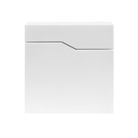 Cassetta postale con vano portagiornale V19 bianco 370 x 102 x 370 mm