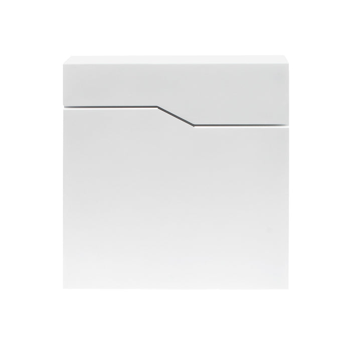 Cassetta postale con vano portagiornale V19 bianco 370 x 102 x 370 mm