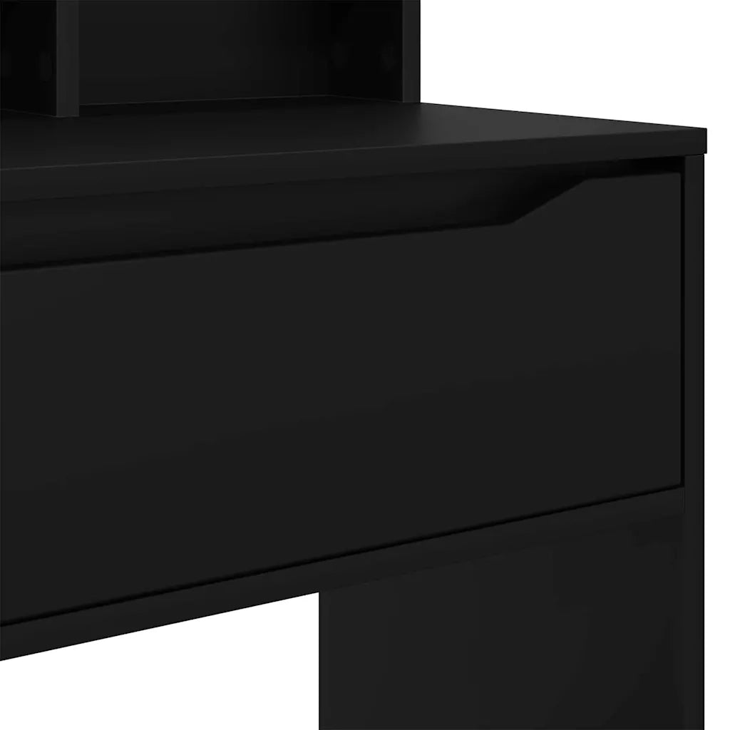 Toeletta | Tavoli da Trucco per Camera da Letto Nero 80 x 39,6 x 135 cm