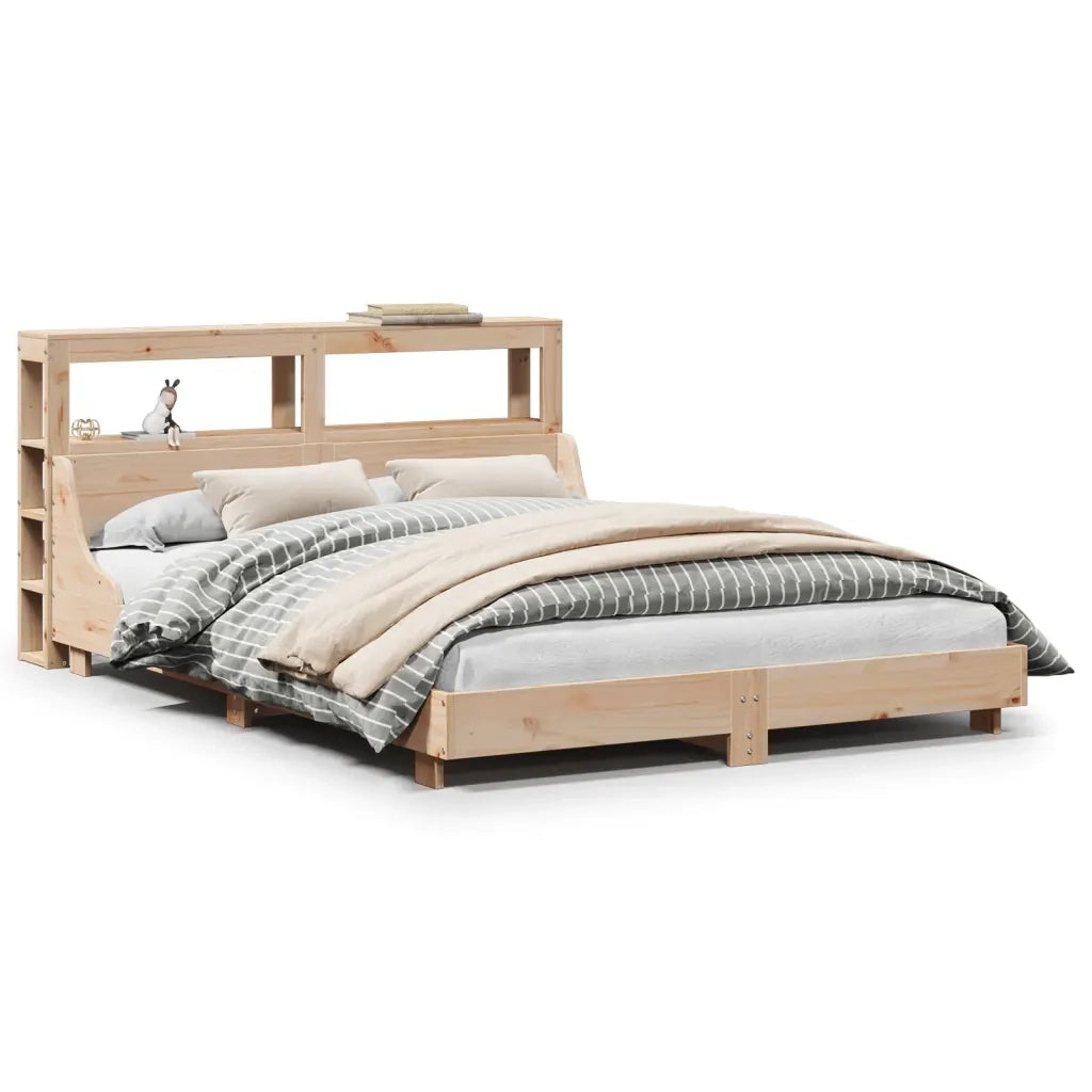 Letto senza Materasso 150x200 cm in Legno Massello di Pino