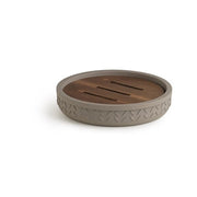 GEDY THEA PORTASAPONE GRIGIO/NATURALE SCURO