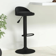 Sgabello da Bar Nero in Velluto cod mxl 54998