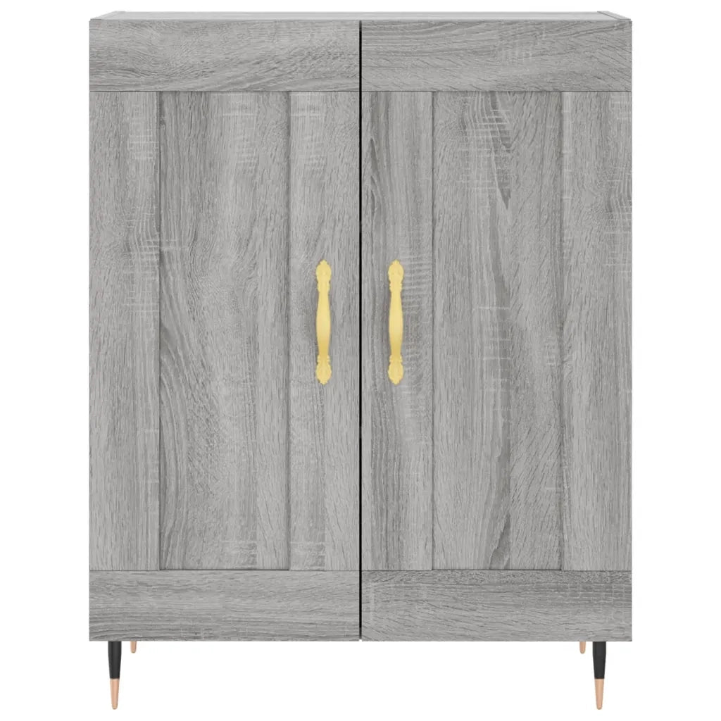 Credenza | Madia | Buffet da pranzo | Armadio da pranzo Grigio Sonoma 69,5x34x90 cm in Legno Multistrato