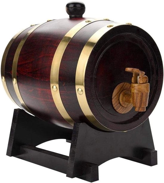Wijnvat Reservatorio per Dispenser - Sostituto di Legno per Bar - Capacità 15/3/5 L - 10 Litri - Opzioni 1,5 L - Accessorio di Stoccaggio Vino con Design Stilizzato