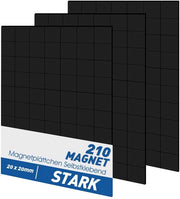 Pannelli magnetici adesivi 20x20mm grandi, 210 pezzi Pannelli magnetici adesivi flessibili per oggetti leggeri e piccoli