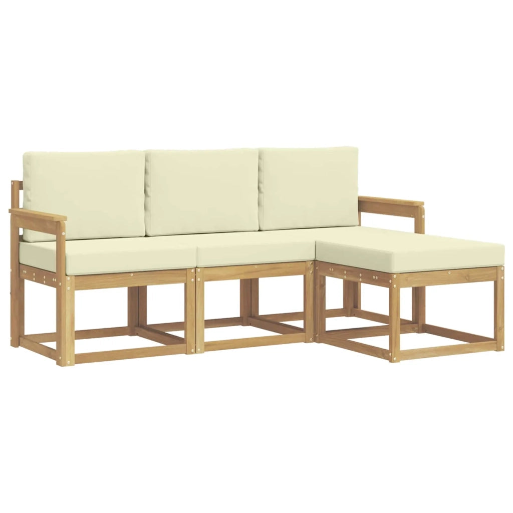 Set di divani da esterno 4 pz 3387444