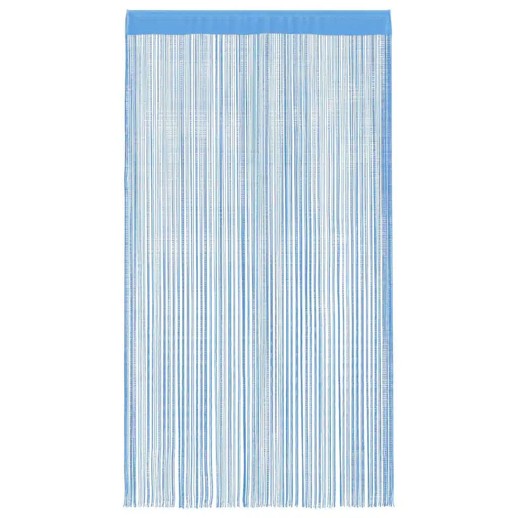 Tende a Filo 2 pz Azzurro 140x250 cm 4102046