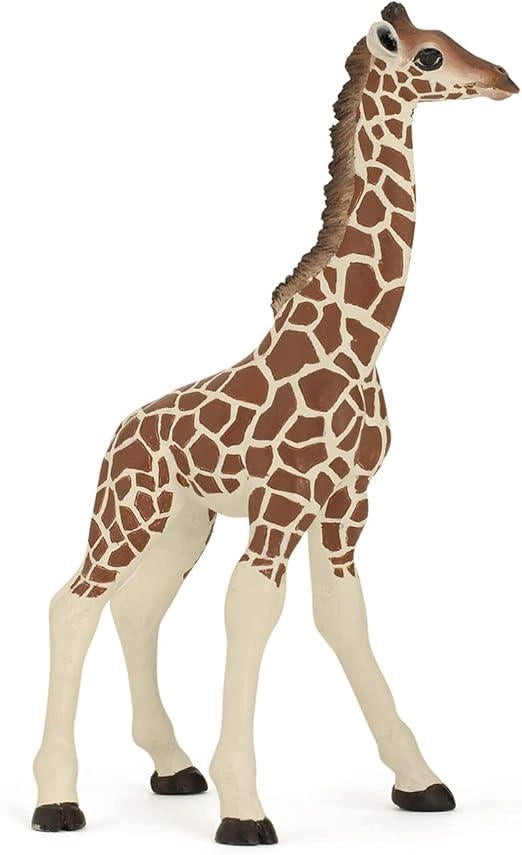PAPO -Dipinta a mano- figurina-Fauna Selvatica -Bebe Giraffa-50100,Eta 3+