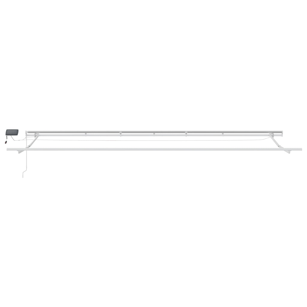 Tenda Retrattile Manuale con Striscia Multicolore LED 600x350 cm