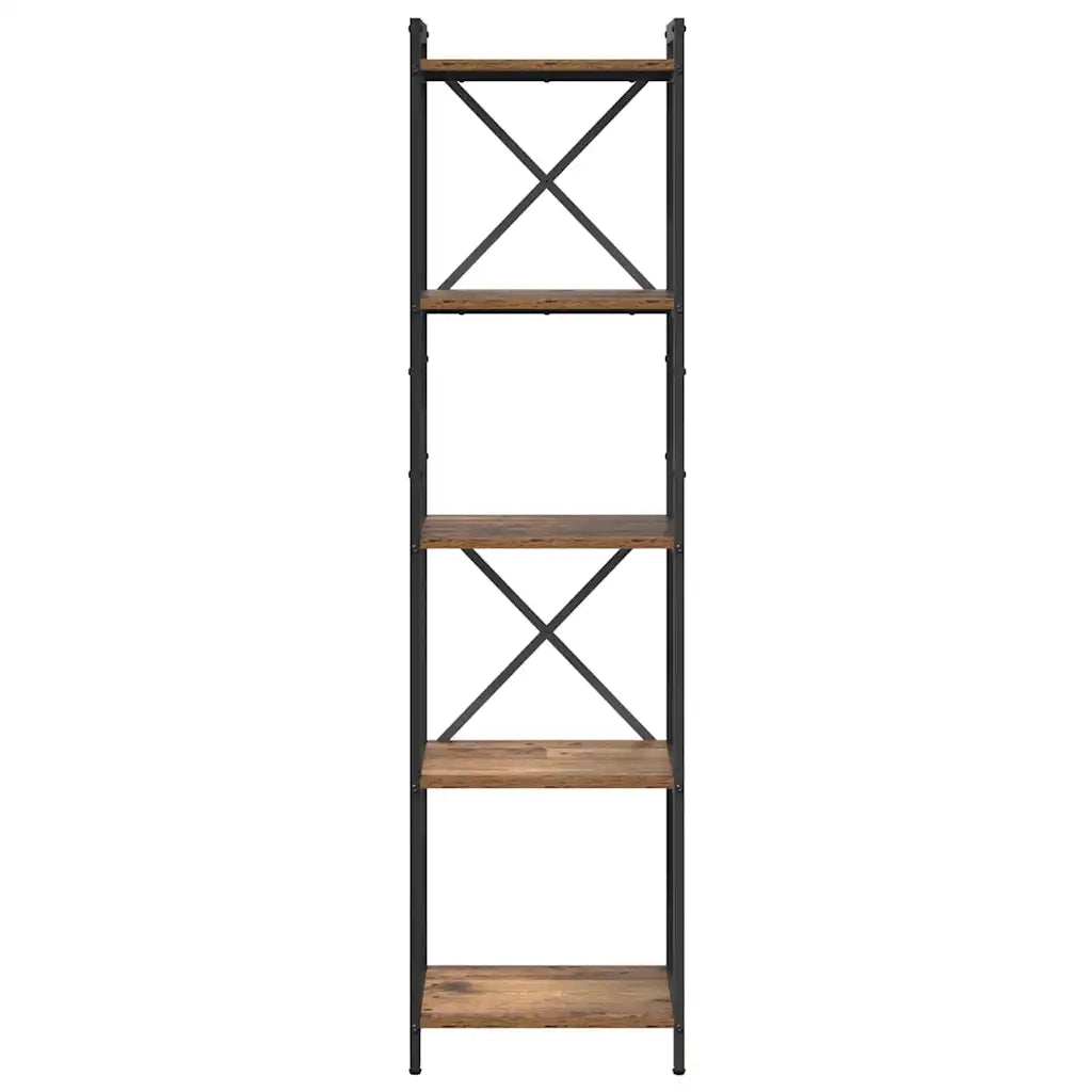 vidaXL Libreria Legno vecchio 40 x 30 x 153 cm Legno multistrato