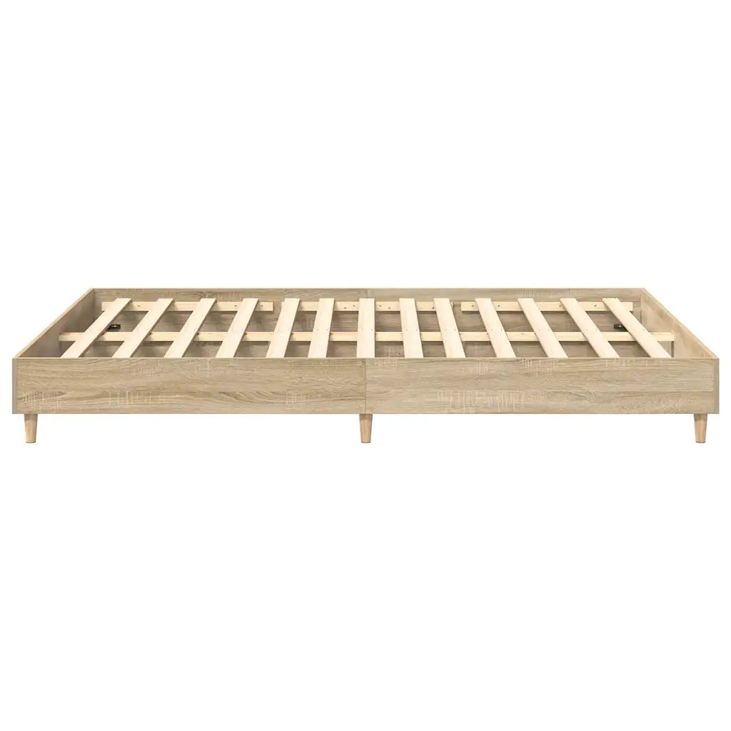 Struttura del letto 2 pcs Sonoma 152 x 203 cm Legno multistrato 3402866