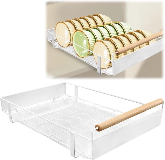 Organizzatore estensibile per cucina, bagno e sala da pranzo - 1 pezzo - 26 x 41 x 13 cm