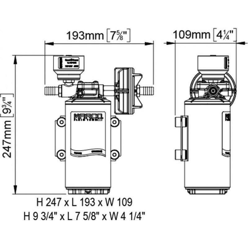 KIT POMPA DP/12E LAVAGGIO PONTE