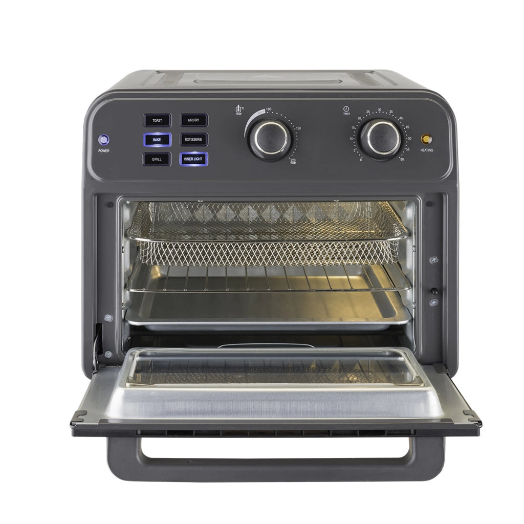 Bimar Friggitrice Aria B220 Fornetto Ventilato con Girarrosto 22L 1800W 5 Programmi Cottura Temperatura Max 220°C