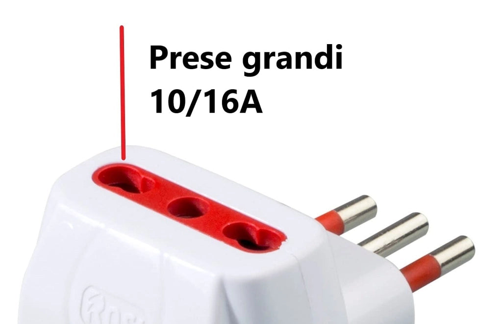 Adattatore Triplo con Protezione Sovraccarico 78045 T Rosi