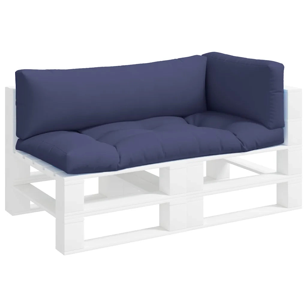 Cuscini per Pallet 3 pz | Cuscini per sedie Blu Marino in Tessuto Oxford