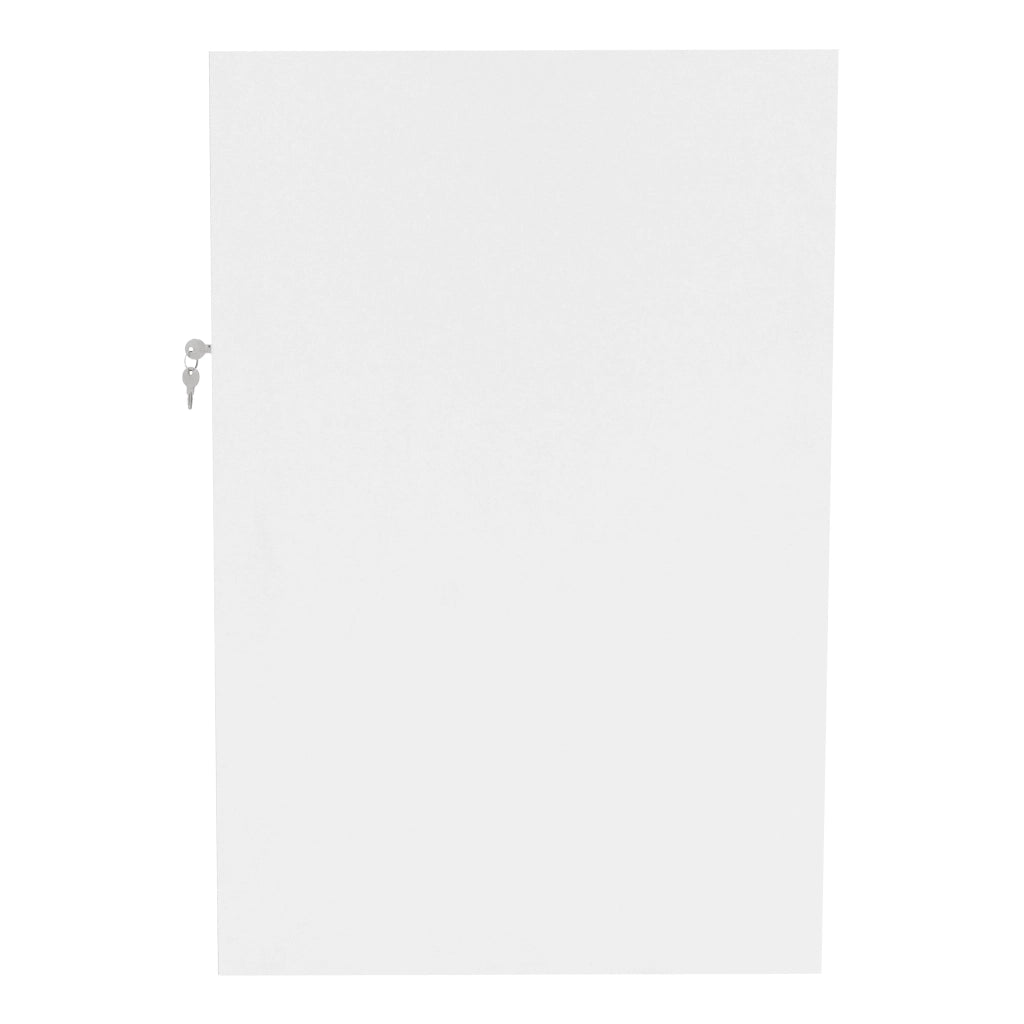 Set Banconi Negozio Iris LED B900 CM60 Bianco con Vetrina e Serratura