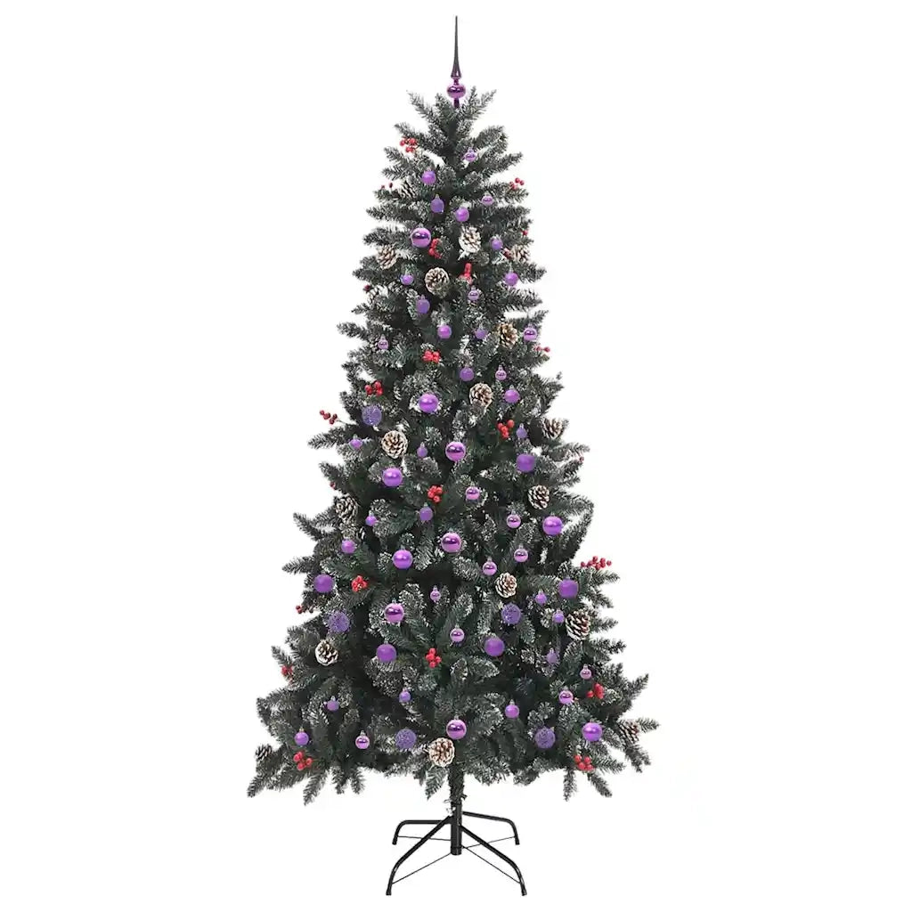 Albero di Natale artificiale con 300 LED Verde 240 cm 3395910