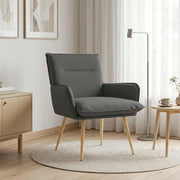 Poltrona Grigio Scuro Tessuto 42047699