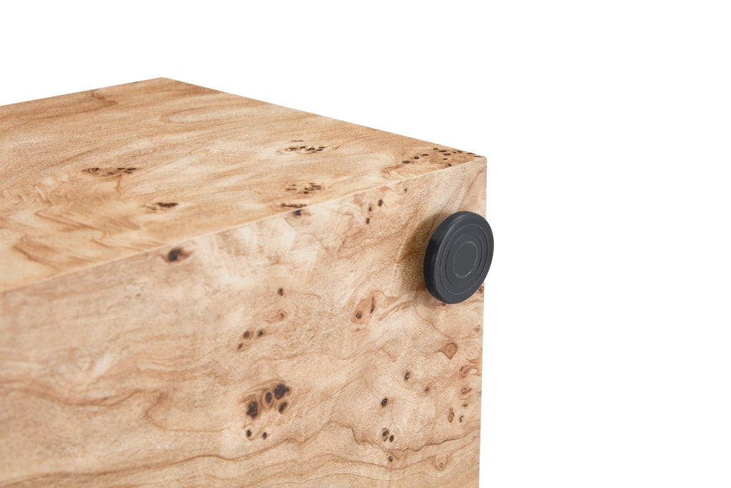Tavolino da caffè minimalista in MDF effetto legno