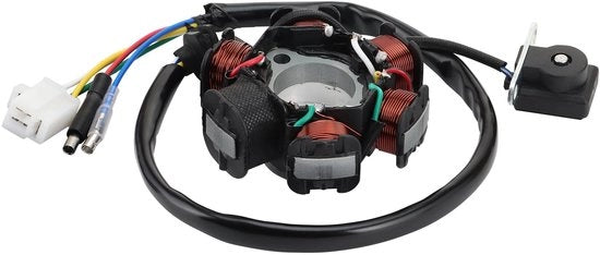 Componente di Rimpiazzo Stator - GY6 50cc/70cc/100cc/125cc/150cc - Alta Qualità Metallo - Duraturo - Facile da Installare - Dimensioni: 83mm/29mm/25mm - Motore
