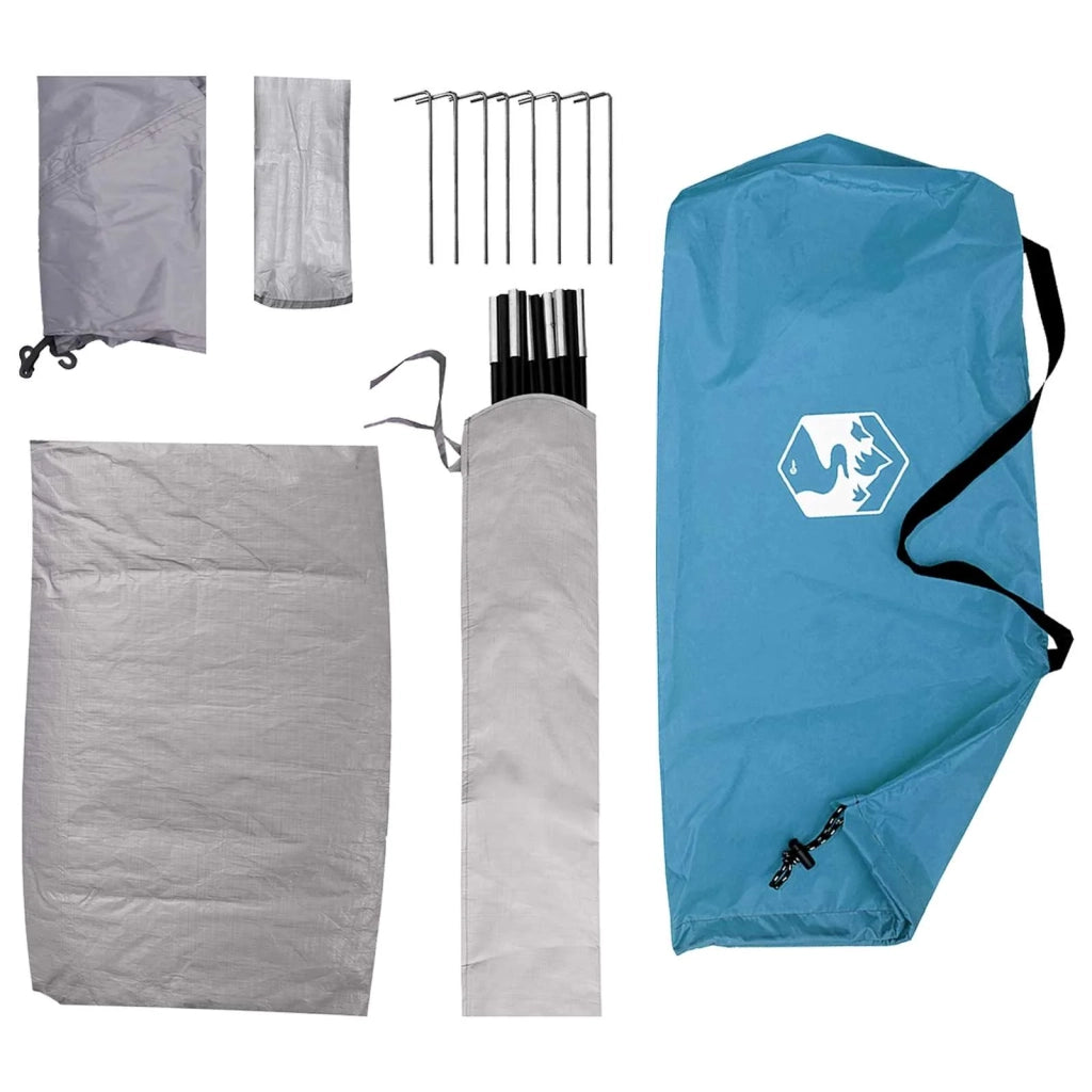 Tenda da campeggio con tetto Blu 275 x 215 x 125 cm 42028633