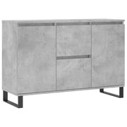 Credenza | Madia | Buffet da pranzo | Armadio da pranzo Grigio Cemento 101,5x35x70 cm in Legno Multistrato