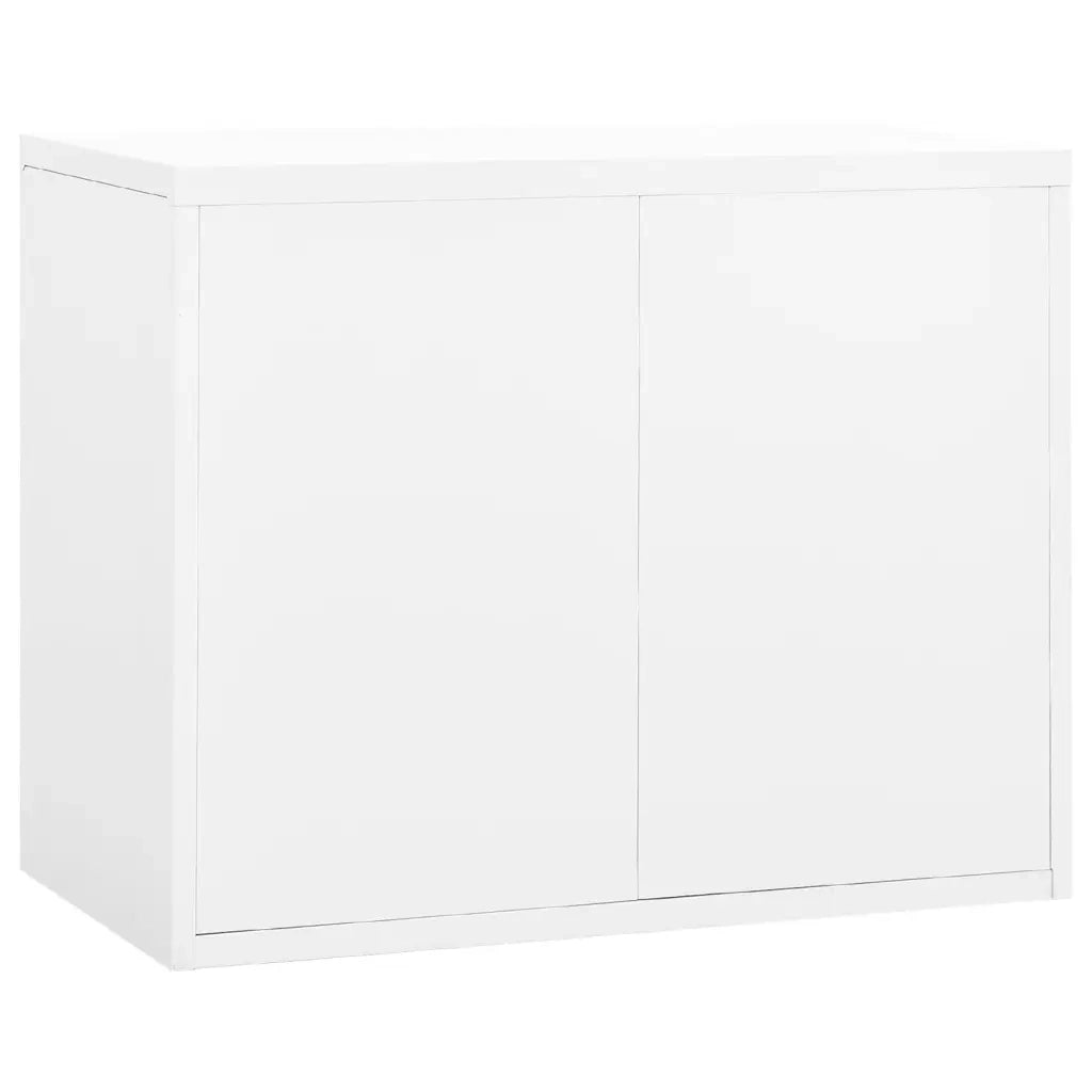 Armadio Classificatore Bianco 90x46x72,5 cm in Acciaio 336286