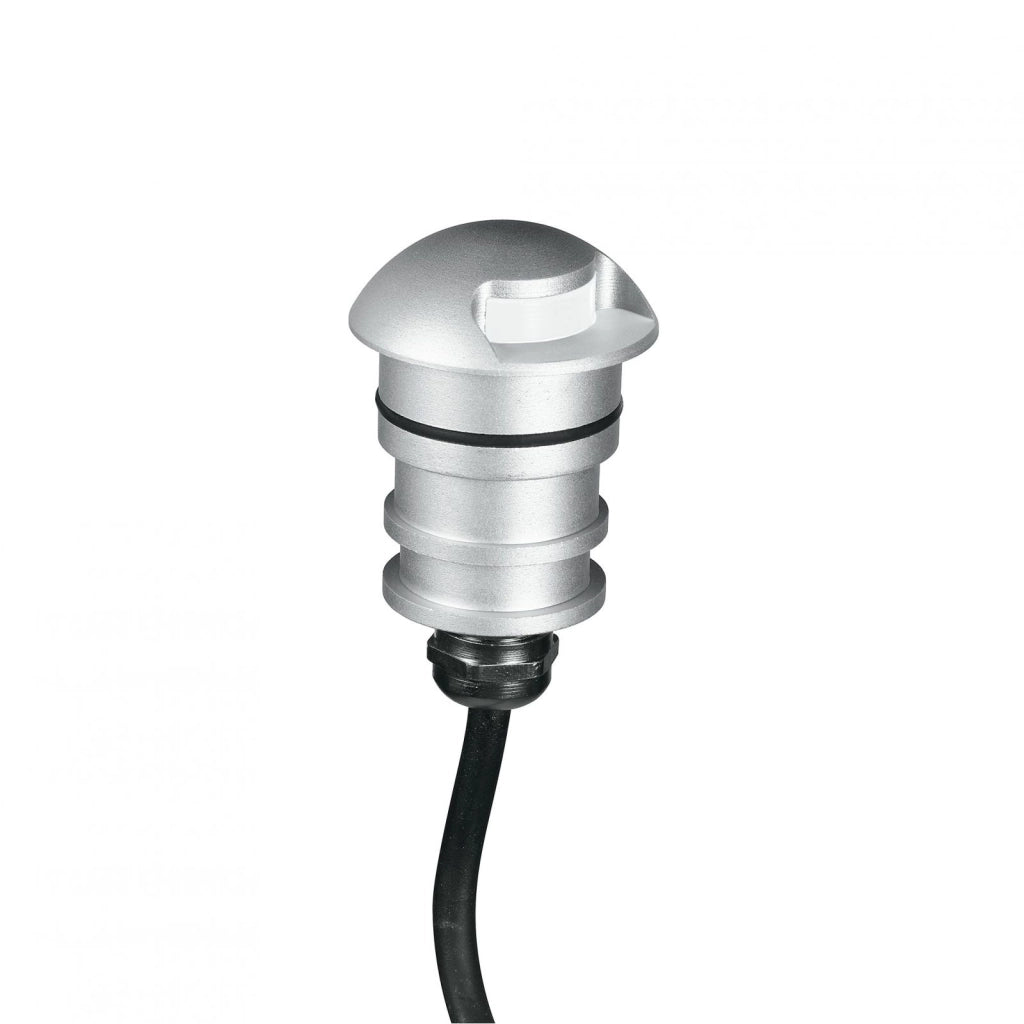 SEGNAPASSI A INCASSO CALPESTABILE LED STEP SILVER DC24V 2W 170LM 4000K IP67 4,5X5,7CM