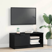 Mobile TV Rovere Nero 80 x 35 x 36,5 cm Legno multistrato 862745