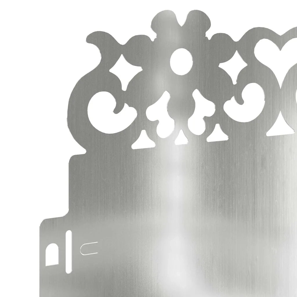 Bordure per prato 30 pz Argento 103 x 0,05 x 22 cm CFW6166781
