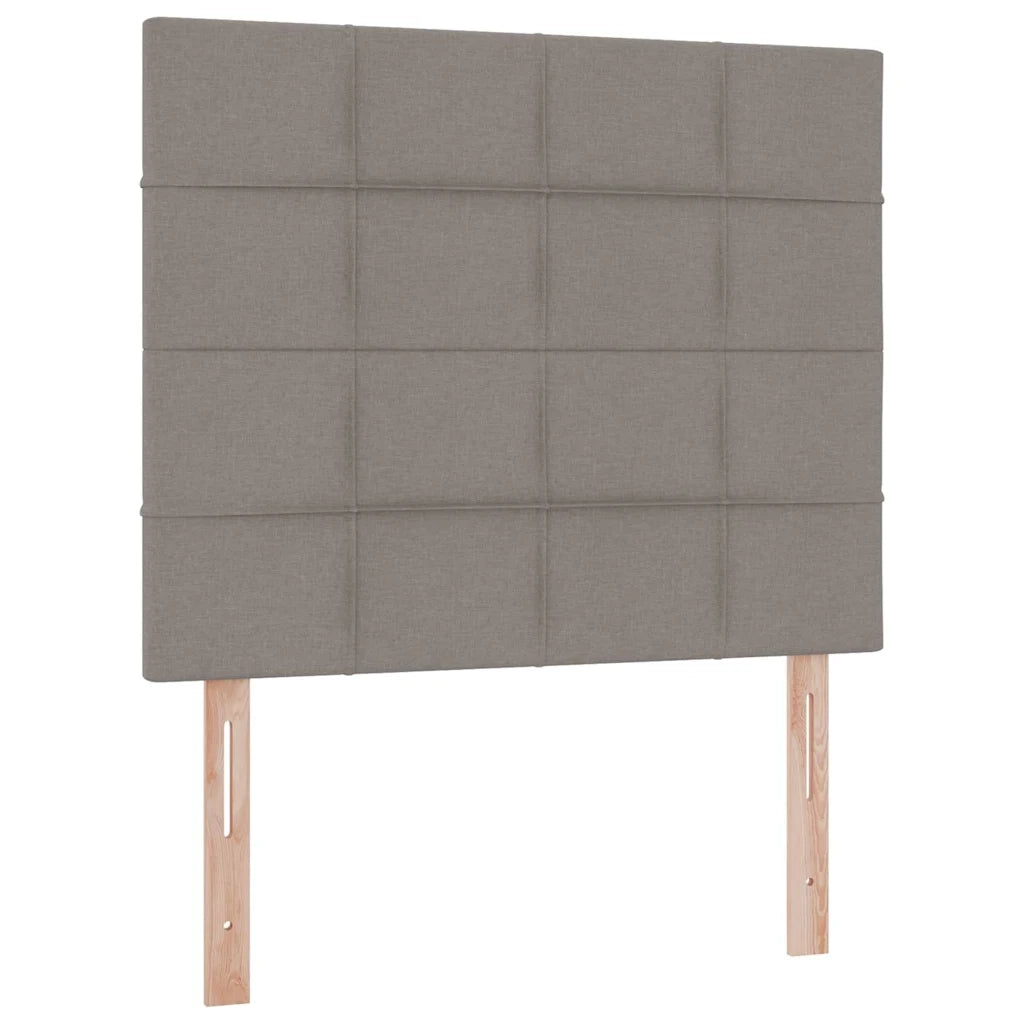 Letto con contenitore LED e materasso Tortora 120 x 200 cm