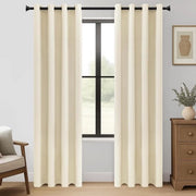Tende oscuranti "88 Gocce" – Termiche – Set da 2 – Beige Biscotti – 140x225 cm – Con Occhielli