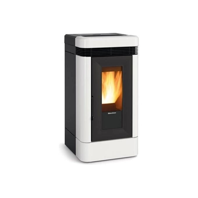 Extraflame LUCIA Plus Stufa a Pellet Canalizzata Libera Installazione 12kW Bianco