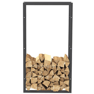 Portalegna Supporto Metallo Porta Legna Interno Legnaia Camino Stufa 150x80x25cm