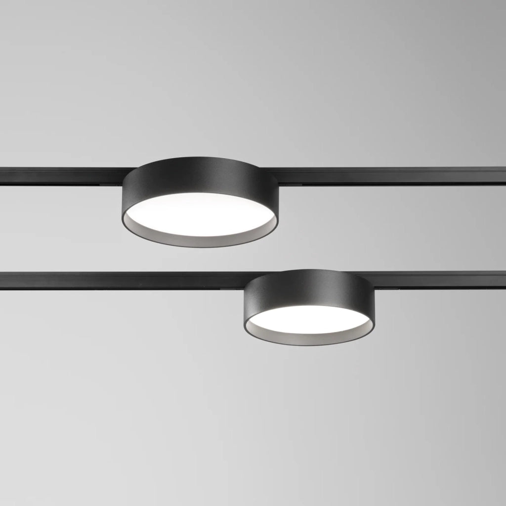 Sistema Lineare Deva LED 10W Luce Calda 3000K Nero Ideal Lux