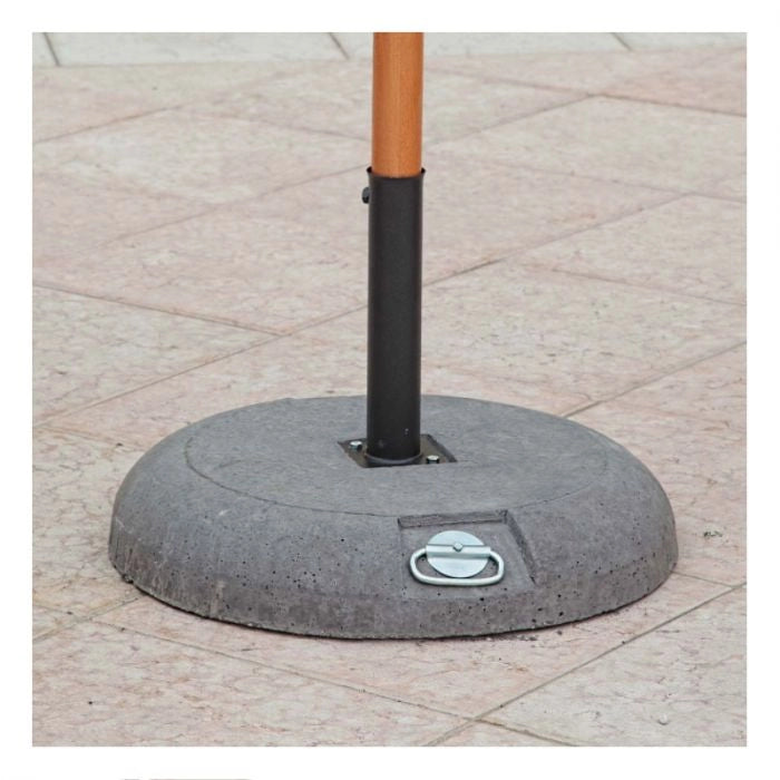 Ombrellone da giardino in legno BAGHERIA, con palo centrale - Ombrellone Da Giardino In Legno Bagheria, Con Palo Centrale Quadrato 4 X 4 Mt  Misure: 2 x 3 m