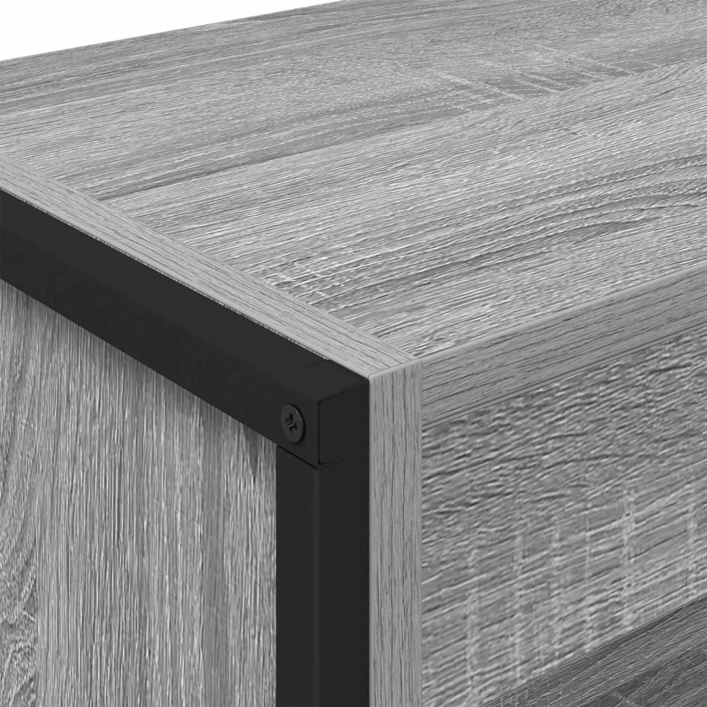 Armadio per Libri 2 pcs Grigio Sonoma 80 x 30 x 189,5 cm