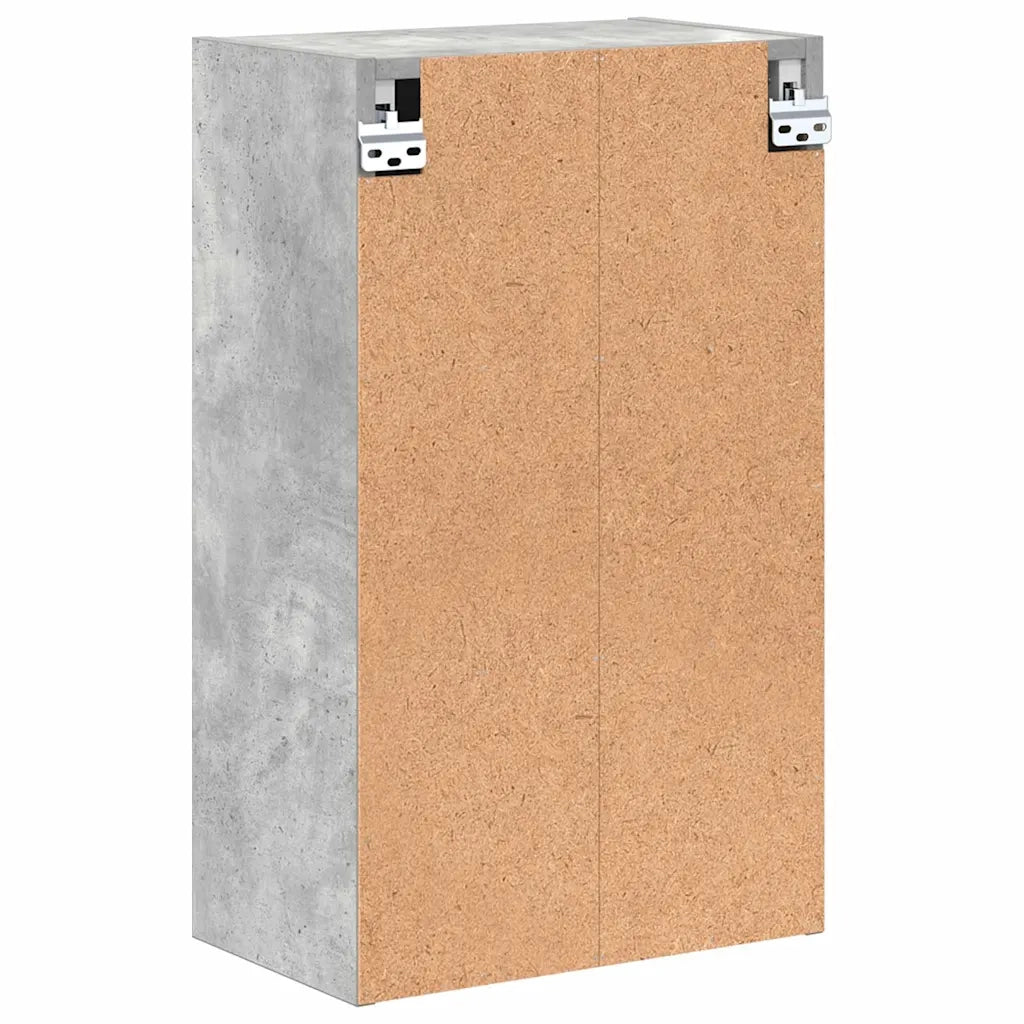 Mobile da Bagno con porta Grigio cemento 39 x 23,5 x 65 cm 883387
