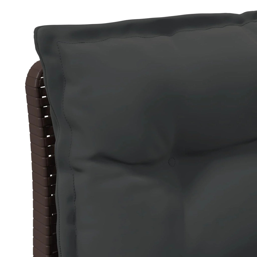 Divano da Giardino a 2 Posti con Cuscini Aspetto Rattan PP 8011945