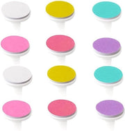 Accessori per unghie e capelli per bambini - Sostituzione elettrica - Testine - Trimmer per unghie - Accessori professionali - Adatto per bambini - Diverse colori - 12 pezzi
